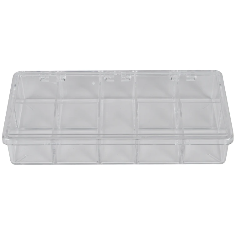 A-Series Box with 9 Compartments (2 Sizes) - 6-3/4" L x 3-3/16" W x 1-3/16" Hgt.