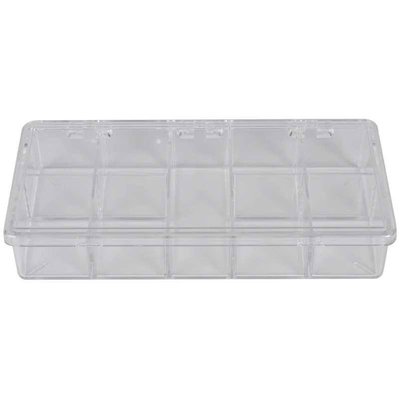 A-Series Box with 9 Compartments (2 Sizes) - 6-3/4" L x 3-3/16" W x 1-3/16" Hgt.