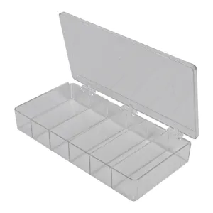 A-Series Box with 6 Compartments (1 Size) - 8" L x 4" W x 1-3/16" Hgt.
