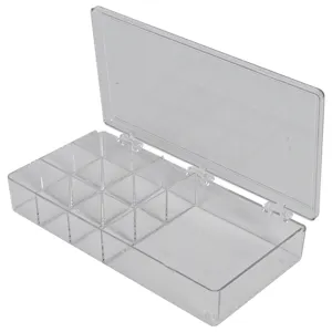 A-Series Box with 9 Compartments (3 Sizes) - 8" L x 4" W x 1-3/16" Hgt.