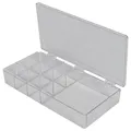 A-Series Box with 9 Compartments (3 Sizes) - 8" L x 4" W x 1-3/16" Hgt.