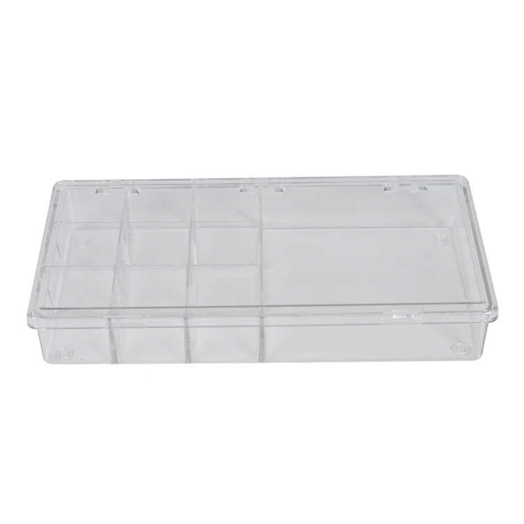 A-Series Box with 9 Compartments (3 Sizes) - 8" L x 4" W x 1-3/16" Hgt.