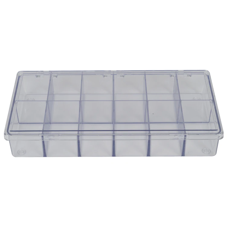 A-Series Box with 12 Compartments (1 Size) - 8" L x 4" W x 1-3/16" Hgt.