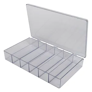 A-Series Box with 6 Compartments (1 Size) - 10-1/2" L x 6-3/16" W x 1-9/16" Hgt.