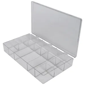 A-Series Box with 13 Compartments (3 Sizes) - 10-1/2" L x 6-3/16" W x 1-9/16" Hgt.