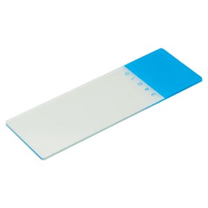 Blue Frosted Glass Classic Microscope Slide with Ground Edges & Safety Corners - Case of 1440