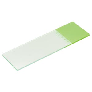 Green Frosted Glass Classic Microscope Slide with Ground Edges & Safety Corners - Case of 1440