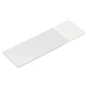 White Frosted Glass Classic Microscope Slide with Ground Edges & Safety Corners - Case of 1440