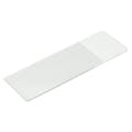 White Frosted Glass Classic Microscope Slide with Ground Edges & Safety Corners - Case of 1440