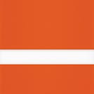 1/16" x 24" x 49" Matte Orange on White Duets® Laser XT Outdoor/Indoor Engravable Acrylic Sheet