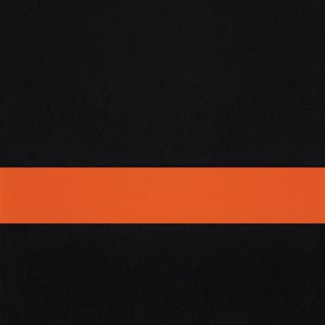 1/16" x 24" x 49" Matte Black on Orange Duets® Laser XT Outdoor/Indoor Engravable Acrylic Sheet