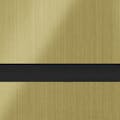 1/16" x 24" x 49" Brushed Old Gold on Black Duets® Laser XT Outdoor/Indoor Engravable Acrylic Sheet