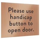 1/16" x 24" x 49" Brushed Copper on Black Duets® Laser XT Outdoor/Indoor Engravable Acrylic Sheet