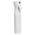 10 oz. White Continuous Fine Mist Round Spray Bottle with White Sprayer
