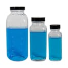 Glass WM French Square Bottles with Phenolic or Polycone Caps