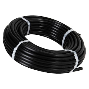0.170" ID x 1/4" OD x 0.04" Wall Black HDPE Tubing - 100' Roll