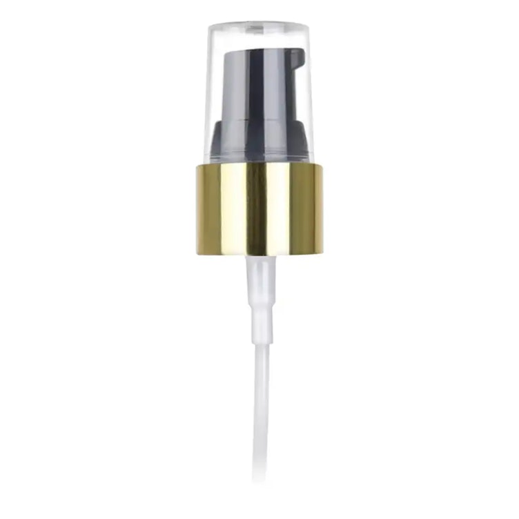 20/410 Gold/Black Smooth Treatment Pump - 4" Dip Tube & 130mcl Output