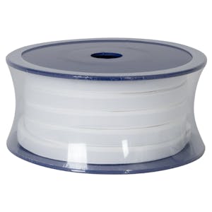 1/2" W x 30' L x 5mm Thick White ePTFE Joint Sealant Tape