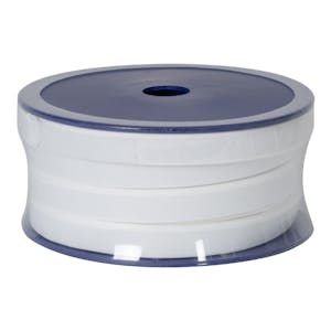 5/8" W x 30' L x 5mm Thick White ePTFE Joint Sealant Tape