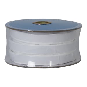1" W x 30' L x 8mm Thick White ePTFE Joint Sealant Tape