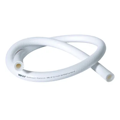 Vena® TECHNOSIL DB Series Dual Braid-Reinforced Platinum-Cured Silicone Hose