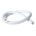 1/4" ID x 0.63" OD Vena® TECHNOSIL DB Series White Dual Braid-Reinforced Platinum-Cured Silicone Hose