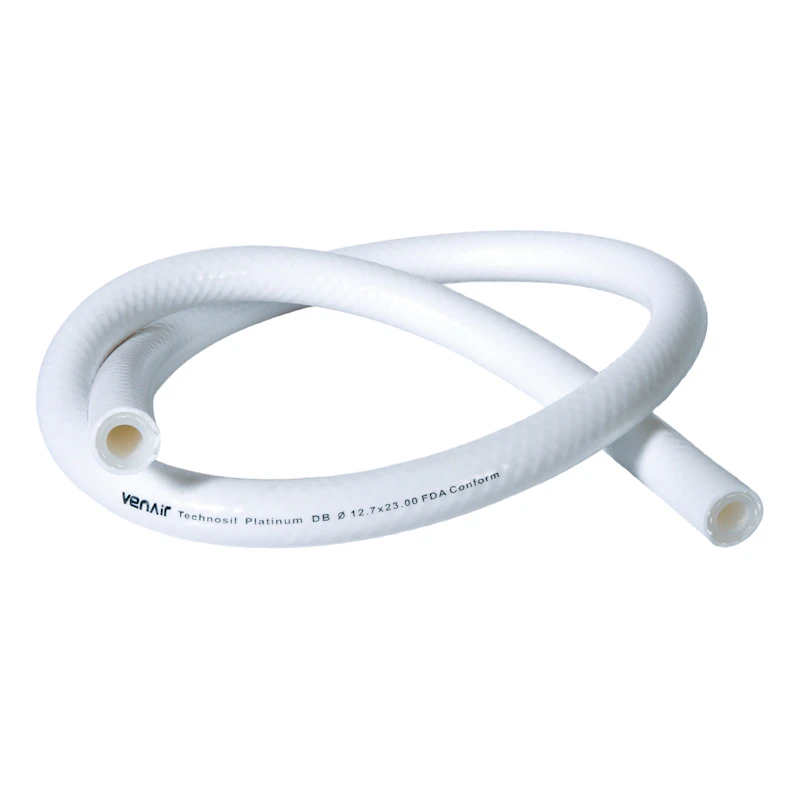 Vena® TECHNOSIL DB Series Dual Braid-Reinforced Platinum-Cured Silicone Hose