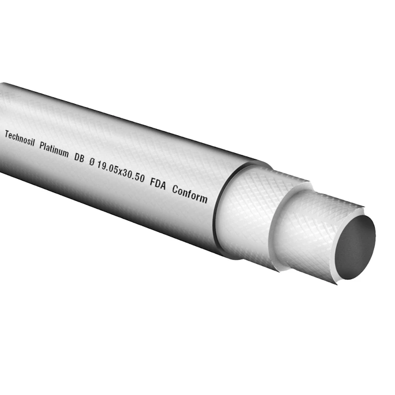 Vena® TECHNOSIL DB Series Dual Braid-Reinforced Platinum-Cured Silicone Hose