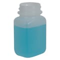 2 oz. Natural HDPE Wide Mouth Oblong Bottle with 33/400 Neck (Cap Sold Separately)