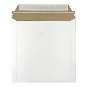 6" W x 6" L White Paperboard Mailjacket® Recyclable Rigid Mailer - Case of 200