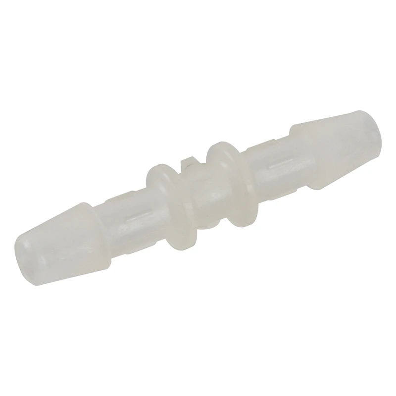5mm Tube ID Natural Kynar® PVDF Metric Coupler