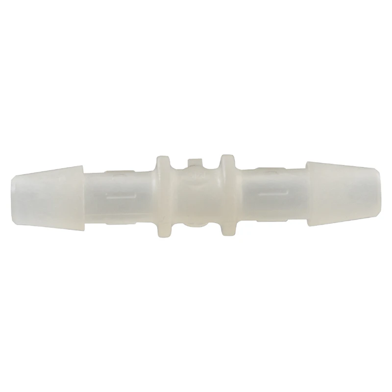 5mm Tube ID Natural Kynar® PVDF Metric Coupler