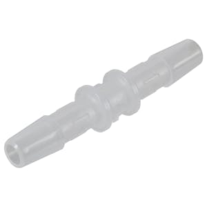 6mm Tube ID Natural Polypropylene Metric Coupler