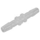 6mm Tube ID Natural Polypropylene Metric Coupler