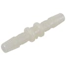 6mm Tube ID Natural Kynar® PVDF Metric Coupler