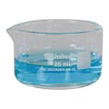 20mL Glass CrystalClear™ Straight Sided Crystallizing Dish with Spout - Package of 6