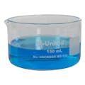 150mL Glass CrystalClear™ Straight Sided Crystallizing Dish with Spout - Package of 6