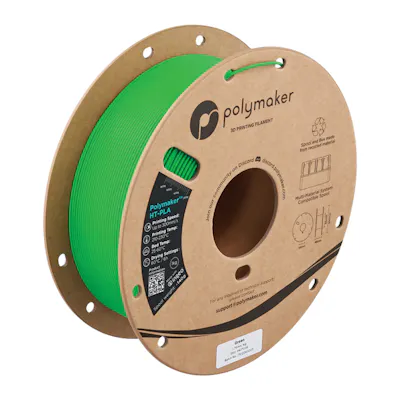 1.75mm Dia. Green Polymaker™ HT-PLA High-Temperature 3D Printing Filament