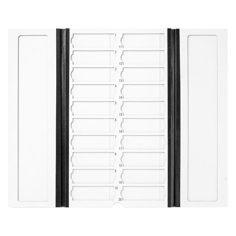 20 Place Cardboard Slide Storage Tray with Cover