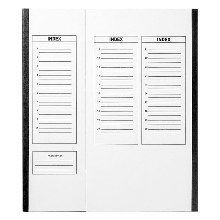 30 Place Cardboard Slide Storage Tray with Cover