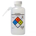 500mL Ethanol UniSafe™ Unitary Wash Bottle with White Cap