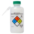 500mL Methanol UniSafe™ Unitary Wash Bottle with Green Cap