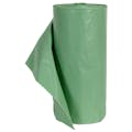 12-16 Gallon Green High Density TruBio Biodegradable Trash Can Liners - 24" W x 33" L x 10 Micron Thick (Case of 1000)