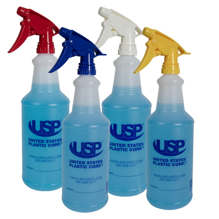 USP Premium Graduated Carafe Spray Bottles with Trigger Sprayers