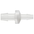 3/8" Hose Barb x 1/4" Hose Barb Natural Kynar® Reducing Check Valve with Viton™ Diaphragm
