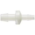 3/8" Hose Barb x 1/4" Hose Barb Natural Nylon Reducing Check Valve with Viton™ Diaphragm