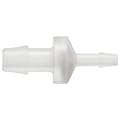 3/8" Hose Barb x 3/16" Hose Barb Natural Kynar® Reducing Check Valve with Viton™ Diaphragm
