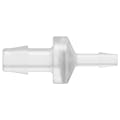 3/8" Hose Barb x 3/16" Hose Barb Natural Polypropylene Reducing Check Valve with Viton™ Diaphragm
