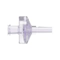 Female x Slip Male Gamma Stable Natural Polycarbonate Luer Check Valve with Silicone Diaphragm