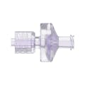 Locking Male x Female Gamma Stable Natural Polycarbonate Luer Check Valve with Silicone Diaphragm